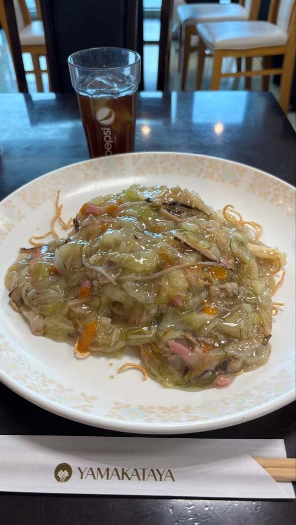 鹿児島空港・山形屋レストランの焼きそば